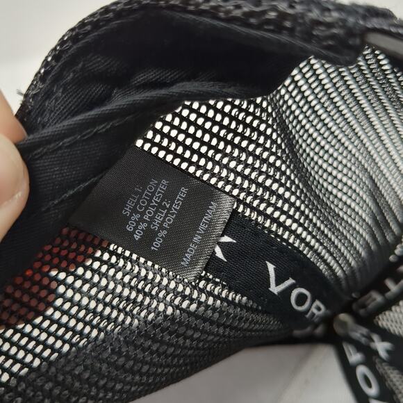 Vortex Snapback Trucker Hat Gray One Size Adjustable Mesh Back Embroidered - Picture 9 of 9